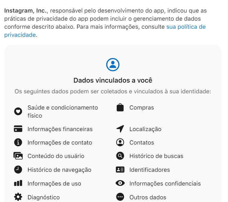 Threads: nova rede social do Instagram coleta dados de Saúde